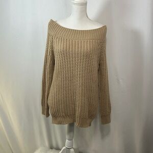 Fashion Nova Off The Shoulder‎ Distressed Sweater